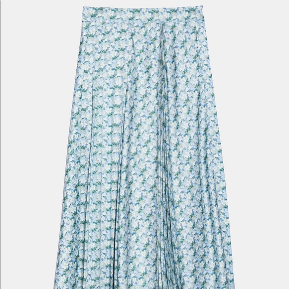 Zara floral pleated skirt - Picture 8 of 8